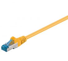 Cat.6A Netzwerkkabel S/FTP 1,0 Meter gelb