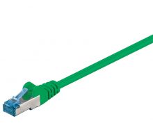 Cat.6A Netzwerkkabel S/FTP 1,0 Meter grün