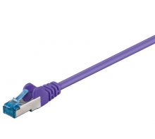 Cat.6A Netzwerkkabel S/FTP 1,0 Meter violett