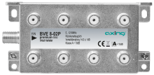 BVE 8-02P 8-fach Verteiler 51218MHz