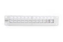 DN-91419 Professional 10\" Modular Patch Panel 12-Port f. Keysto