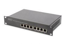 DN-95317 10\" Professional 8-Port Gigabit PoE Switch 10/100/1000