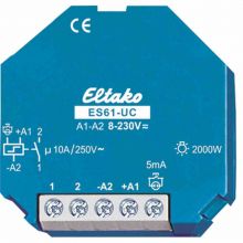 ES61-UC Stromstoßschalter 1S potenzialfrei 10A/250V AC Glühlampe