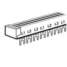 Gabelkammschiene 3-polig 19TE 16mm²