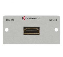 HDMI Highspeed with Ethernet Anschlussblende mit Kabelpeitsche