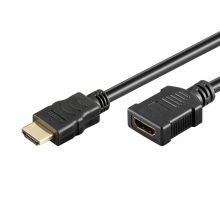 HDMI-Verlängerung ( Kupplung-Stecker) 1m