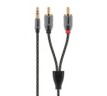 HiFi/Audio-Adapterkabel 3,5mm Klinke auf 2xCynch Stecker