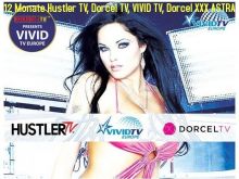 Hustler TV + Dorcel Karte 4 Kanäle Viaccess 12 Monate