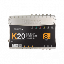 K20-12 - Kompaktkopfstelle 12 Transponder DVB-S2 in QAM