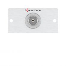 Konnect 50 alu BNC 1-fach Anschlussblende mit Gender Changer