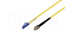 LWL Simplex Patchkabel LC-FC (LC/PC-FC/PC) E9/125µm OS2 in gelb 