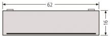 Namensschildabdeckung für RENZ Tastenmodule  Einbau bis 2006 