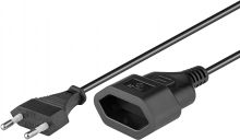 NK 113 S-300 Netzkabel Eurostecker/Eurobuchse 3,0m schwarz