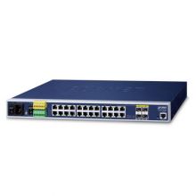 Planet 19\" Industrial 24-Port Switch Unmanaged 4 Uplinks