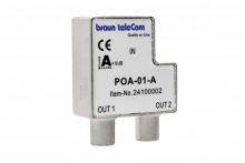 POA-01-A 2-Port Push-on Adapter 5-2.000MHz mit rückseitiger IEC-