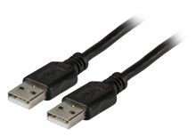 USB 2.0 Anschlusskabel 1,0 Meter USB-A/USB-A Stecker