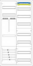 ZE106-3 Komplettschrank AP 3 Felder 1 Zählerplatz 7 Verteilerrei